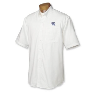 Kentucky Wildcats Men's SS NAILSHEAD WOVEN SHIRT - White